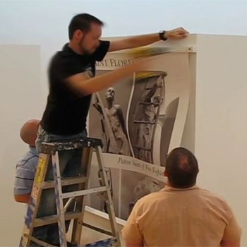John Collier Exhibit Load-In Video