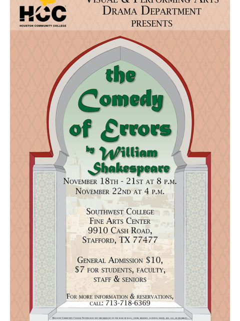 Comedy of Errors Poster